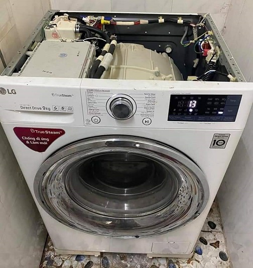 máy giặt lg không start được